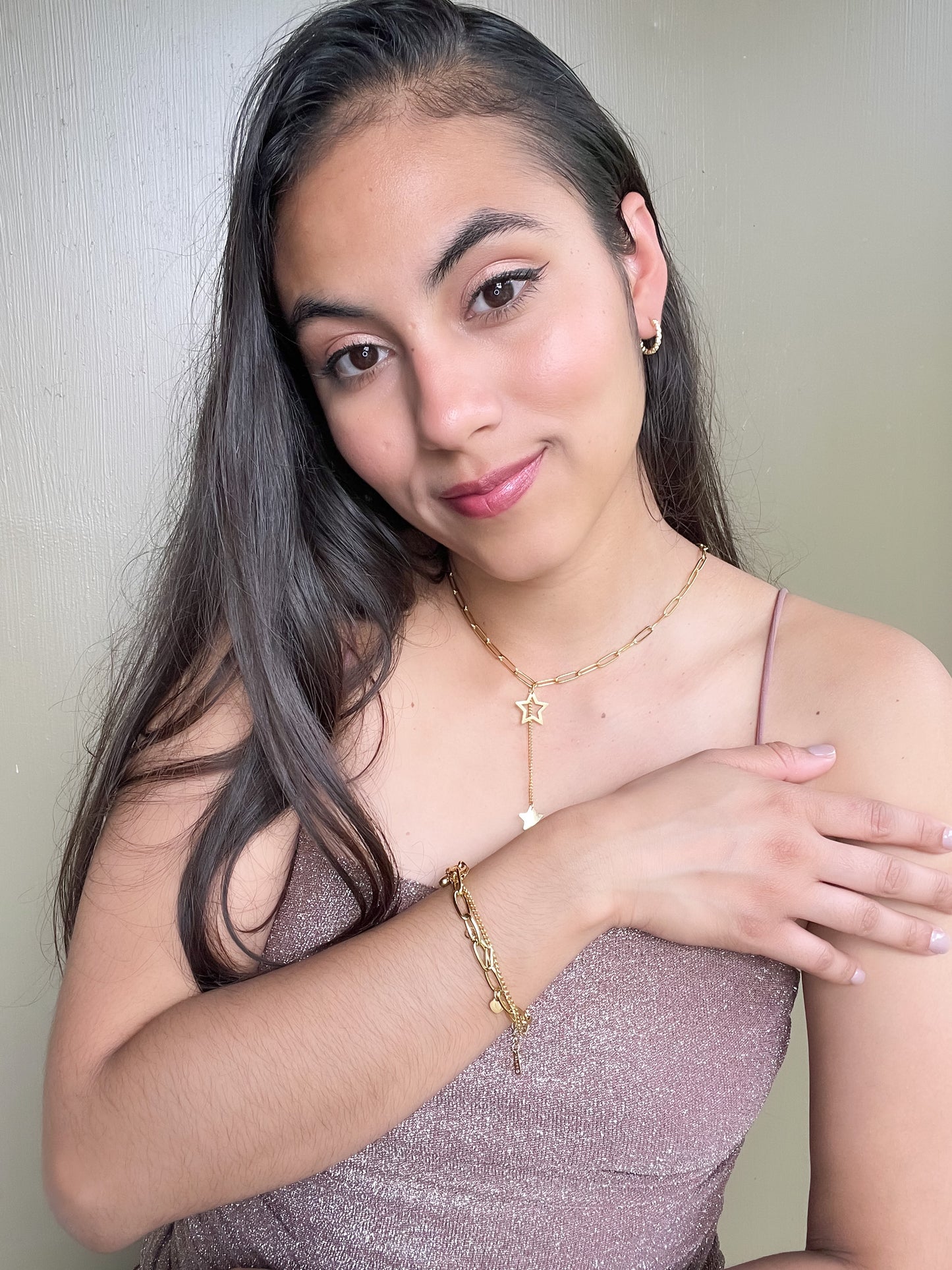 DOUBLE STAR NECKLACE