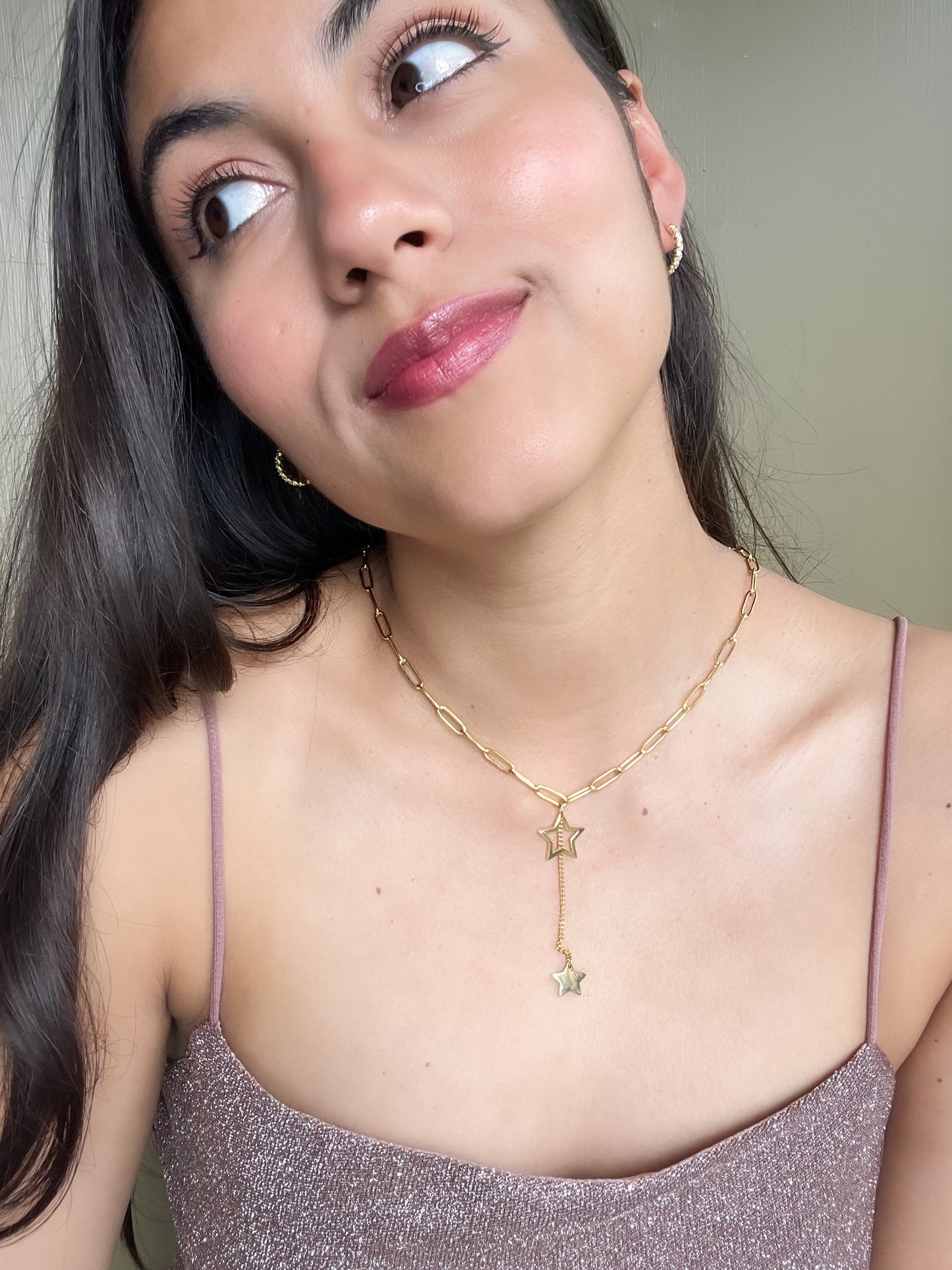 DOUBLE STAR NECKLACE