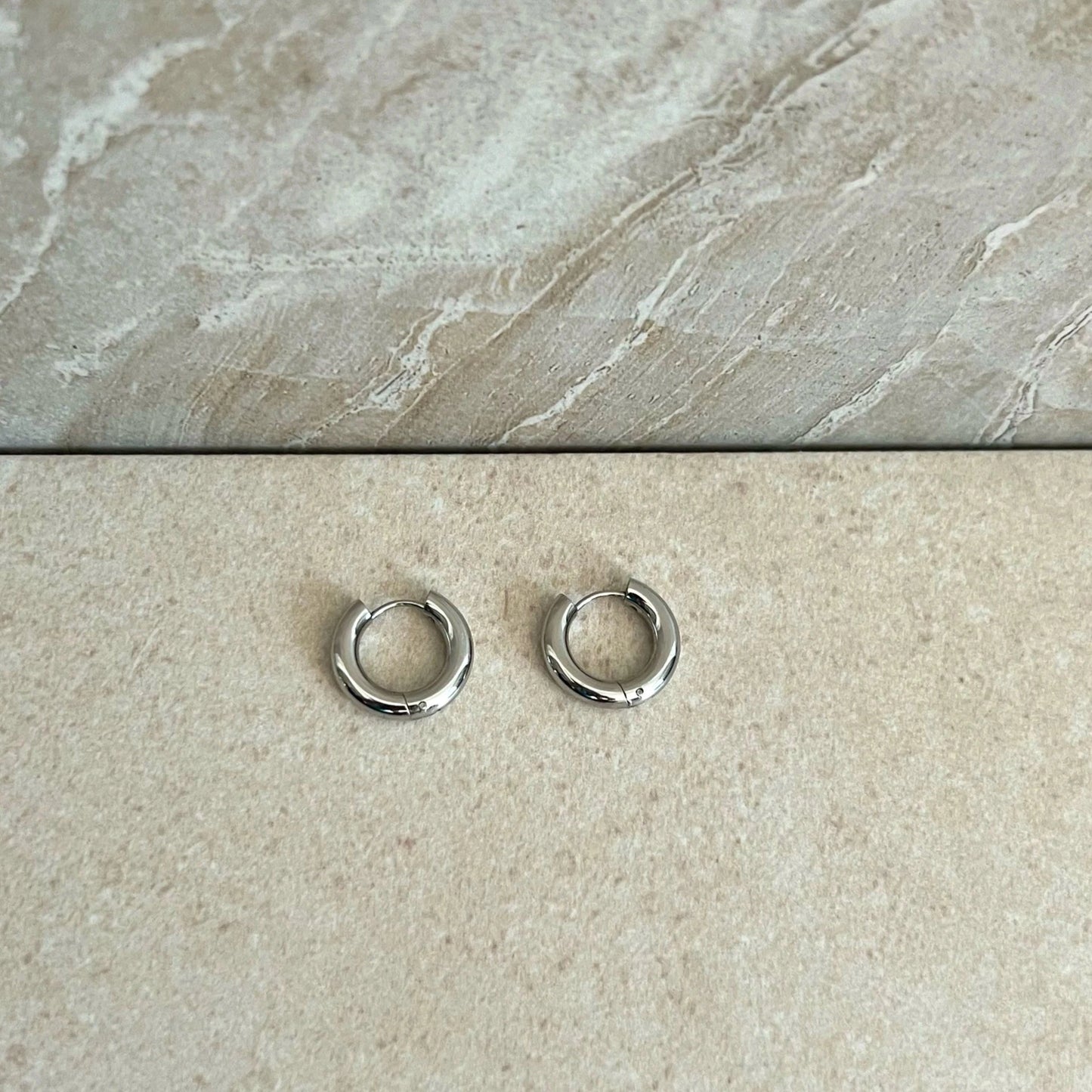 SILVER HOOPS