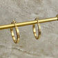 SERPENT GOLD HOOPS