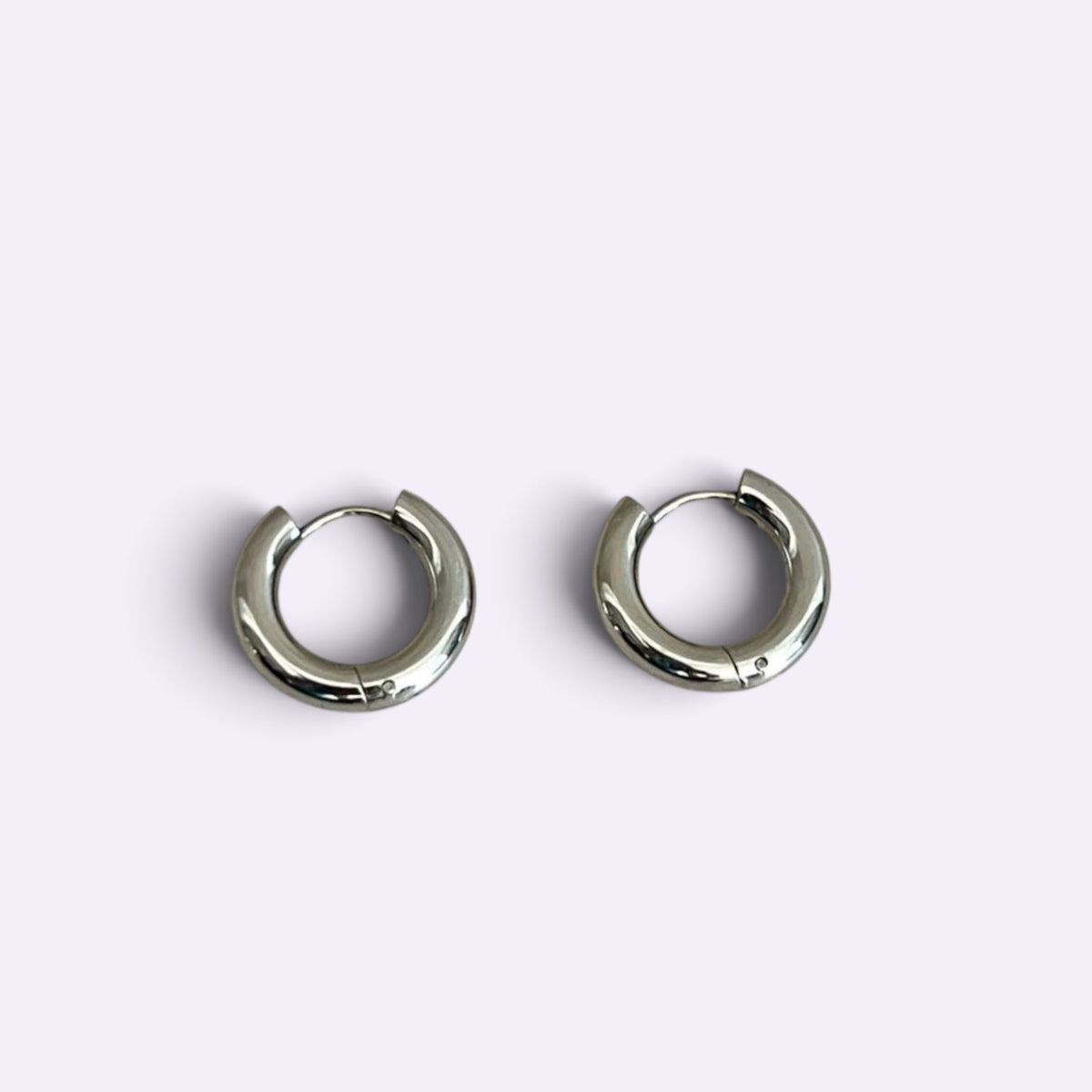 SILVER HOOPS