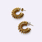 SPIRAL GOLD HOOPS