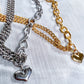 BOLD HEART NECKLACE