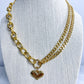 BOLD HEART NECKLACE